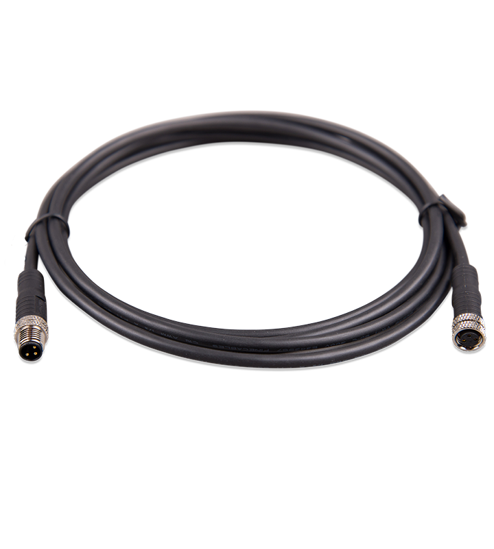 Kabel mit 3-poliges M8-Rundsteckverbinder Stecker/Buchse